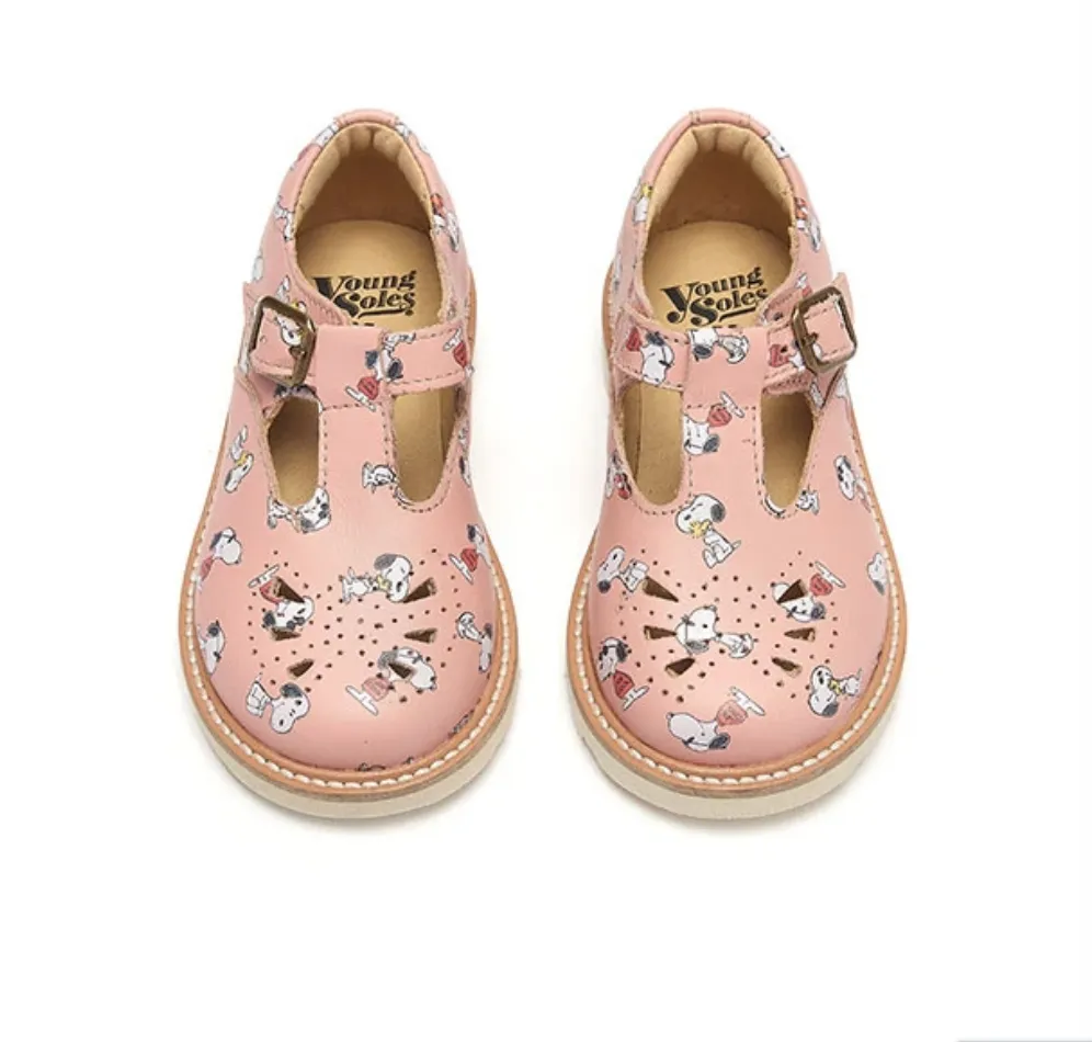 Rosie T-bar Snoopy pink