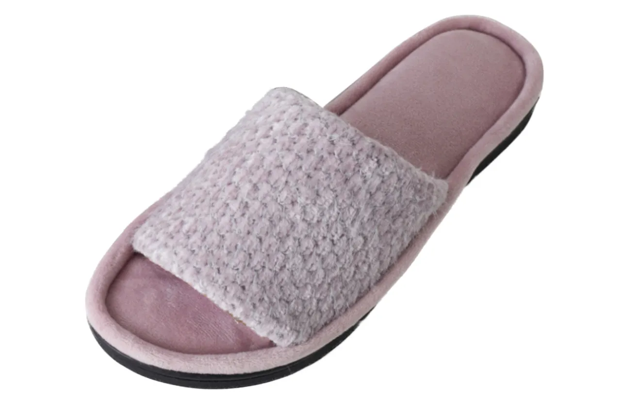 Roxoni Women's Comfort Soft Momory Foam Insole Slide House Slipper