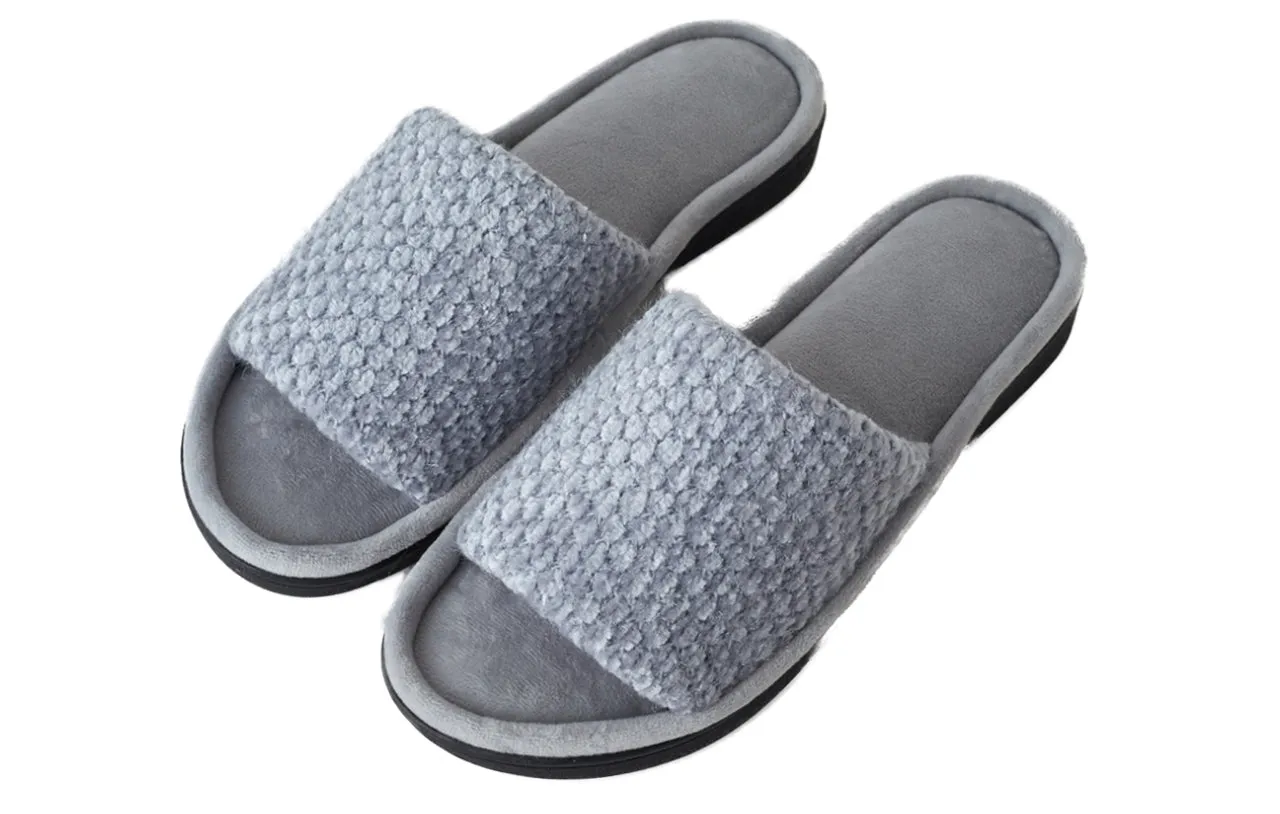 Roxoni Women's Comfort Soft Momory Foam Insole Slide House Slipper