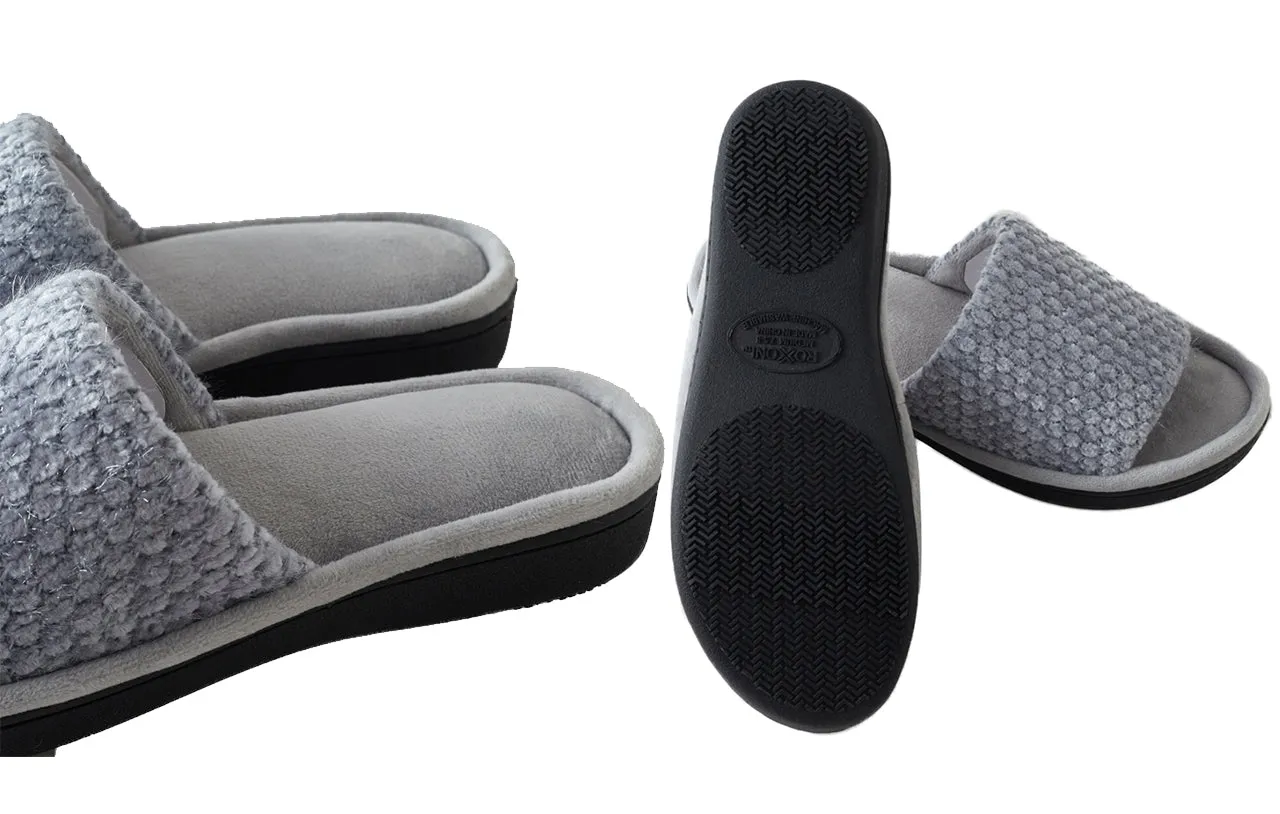 Roxoni Women's Comfort Soft Momory Foam Insole Slide House Slipper