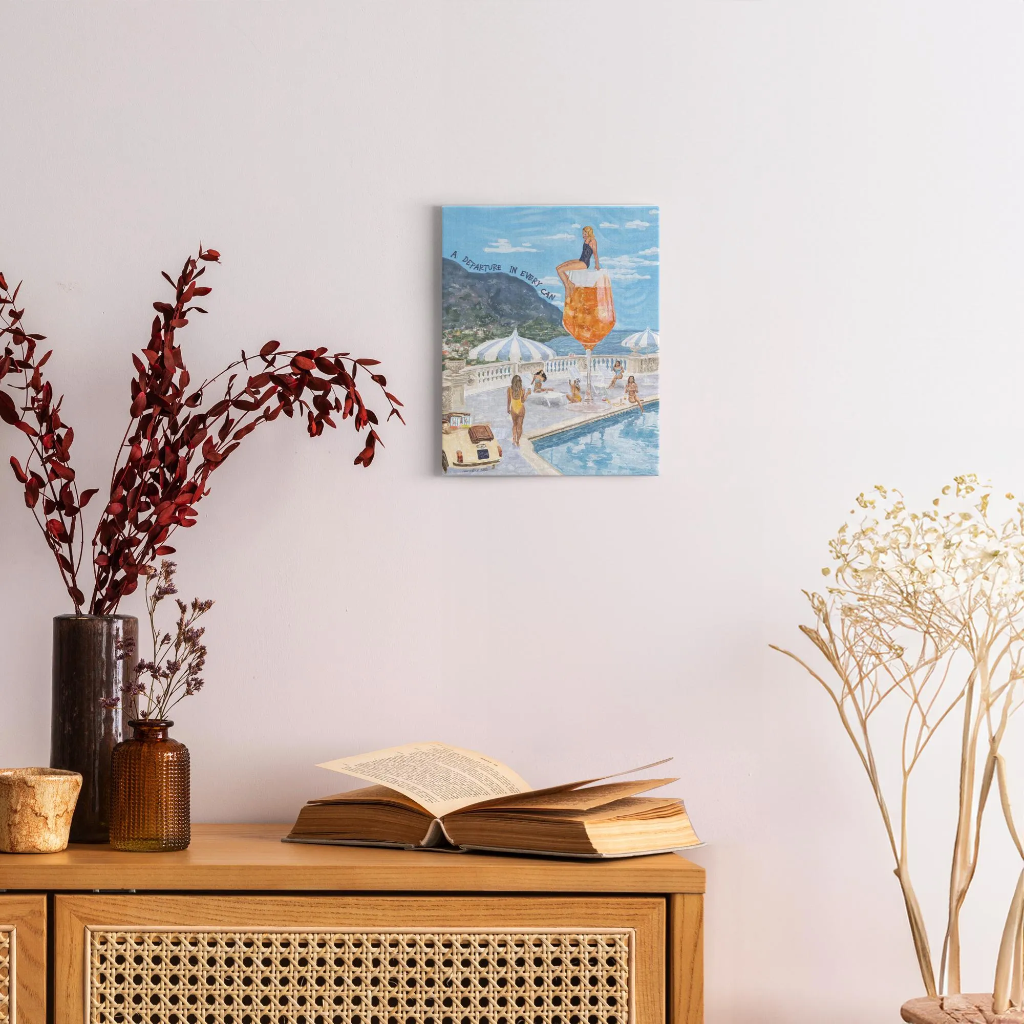 Saint Spritz O'Clock Canvas Wrap