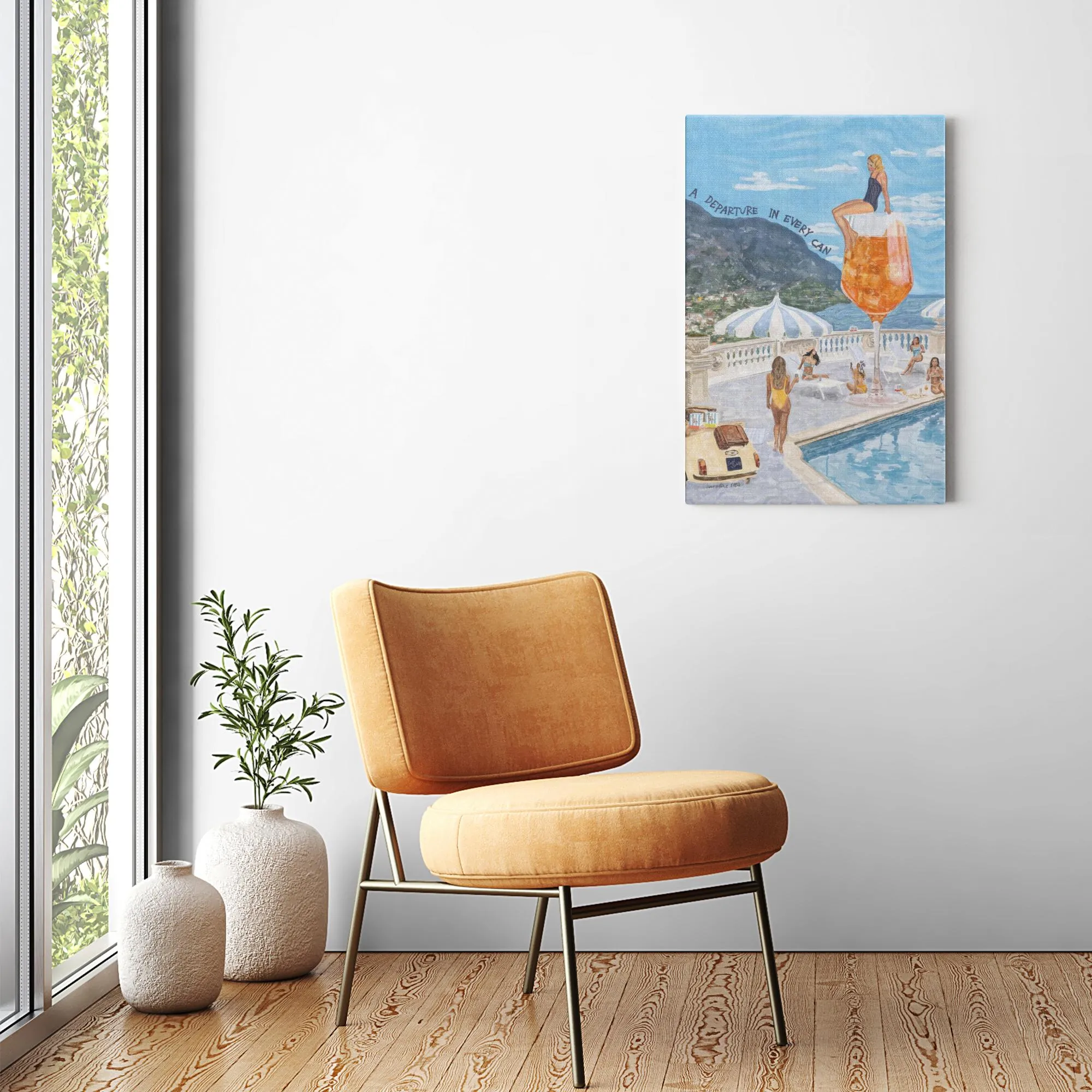 Saint Spritz O'Clock Canvas Wrap
