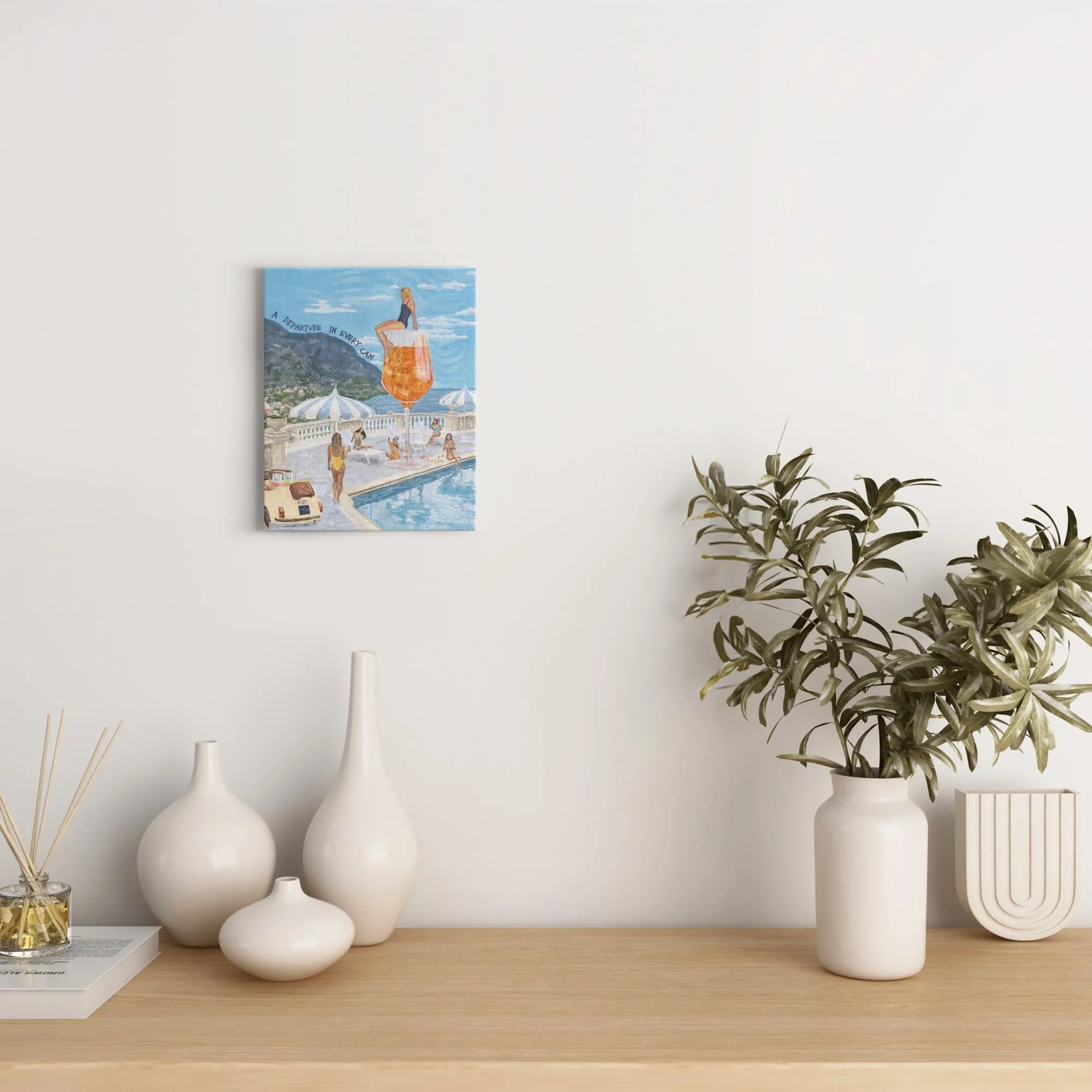 Saint Spritz O'Clock Canvas Wrap