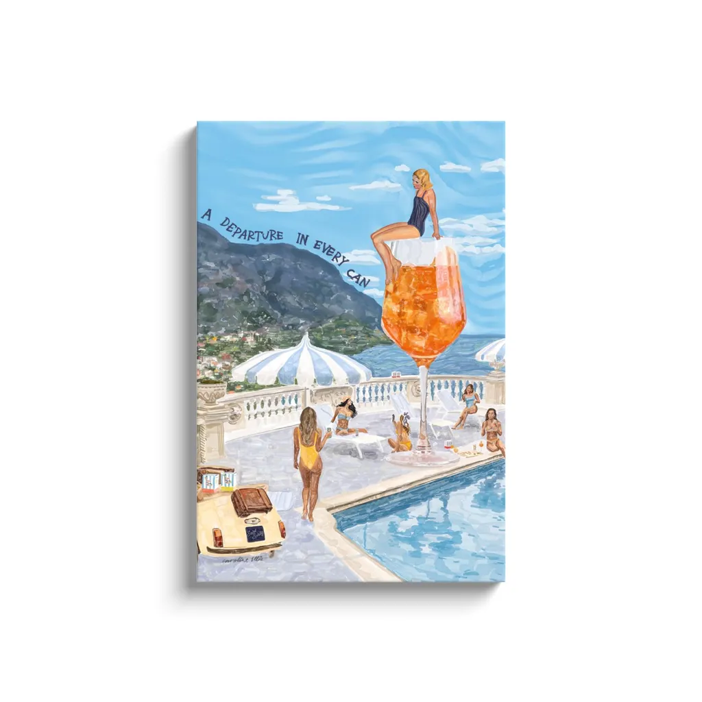 Saint Spritz O'Clock Canvas Wrap