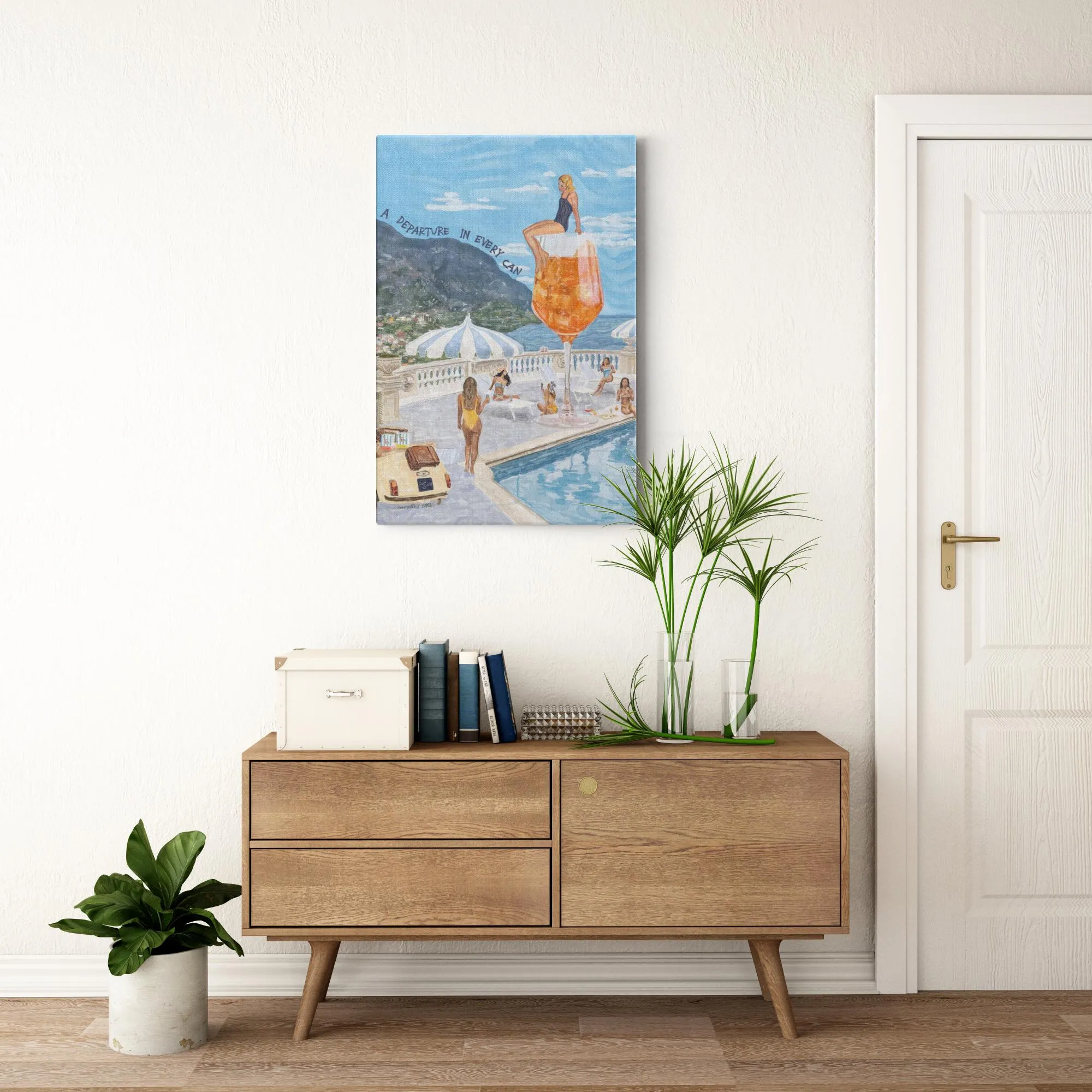 Saint Spritz O'Clock Canvas Wrap