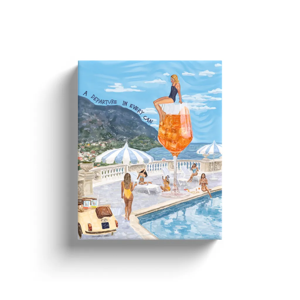 Saint Spritz O'Clock Canvas Wrap