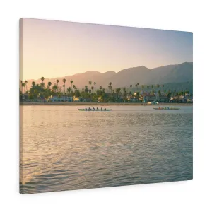 Santa Barbara Beach View Premium Wall Canvas