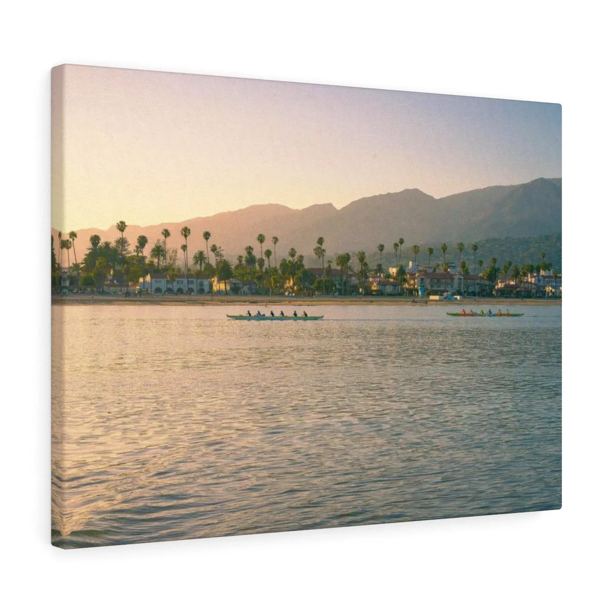 Santa Barbara Beach View Premium Wall Canvas
