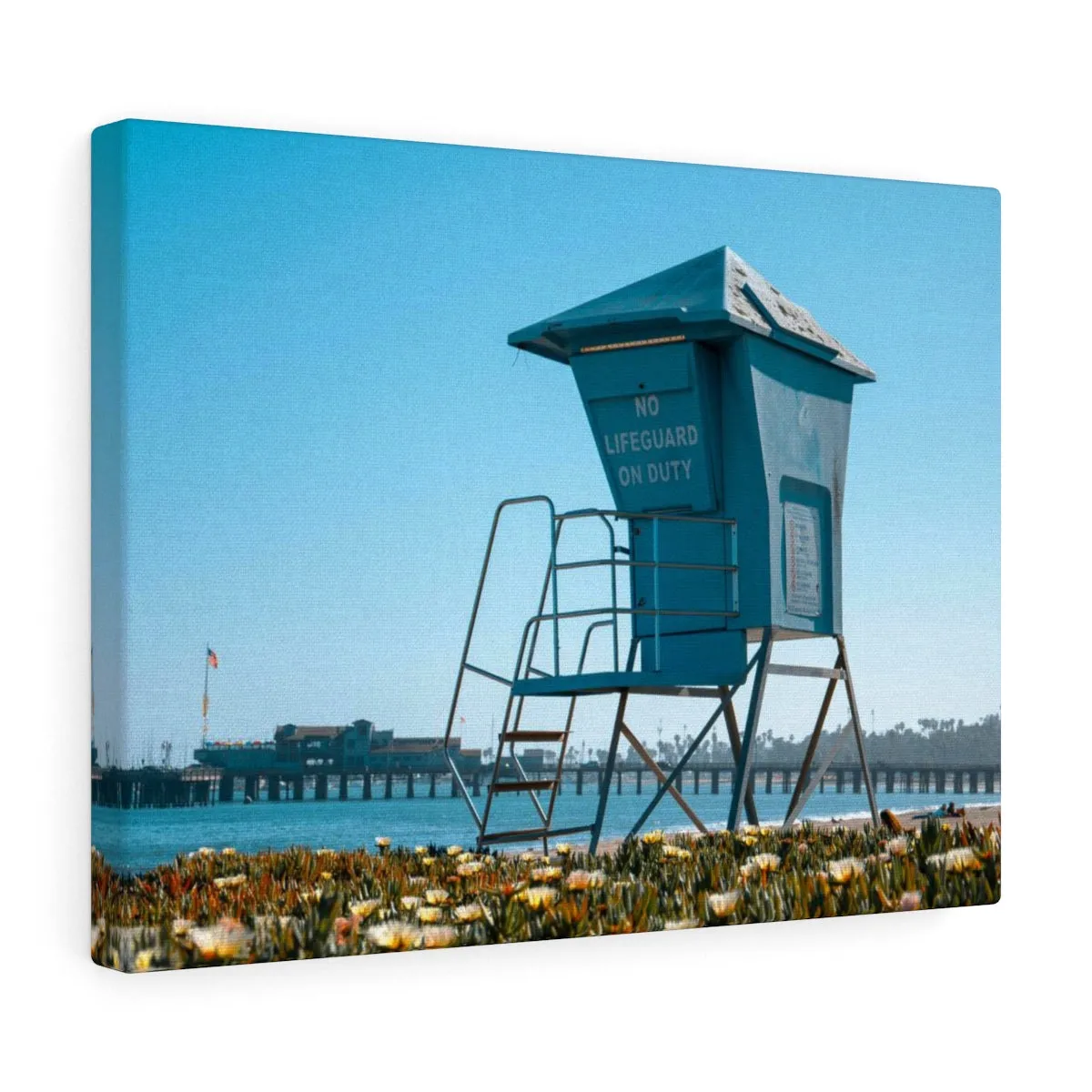 Santa Barbara Lifeguard Premium Wall Canvas