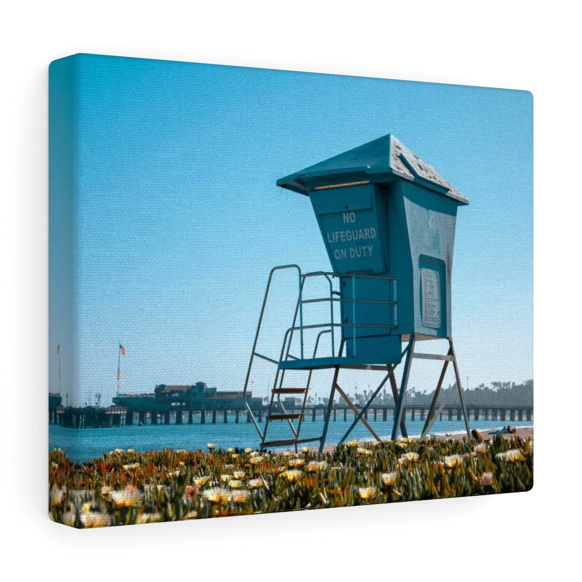 Santa Barbara Lifeguard Premium Wall Canvas