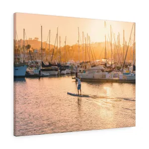 Santa Barbara SUP Premium Wall Canvas