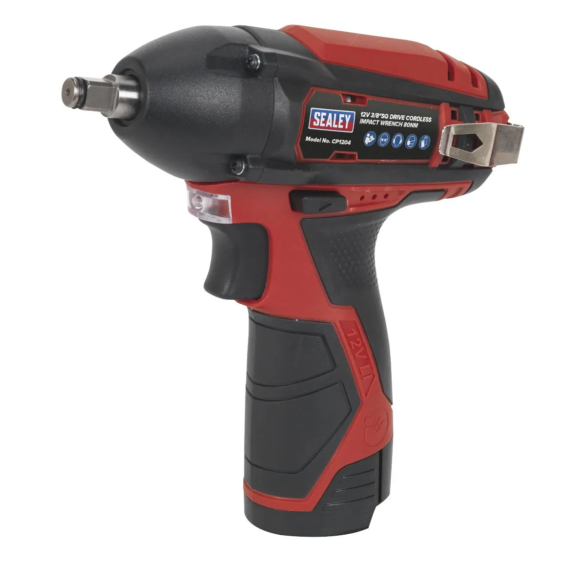 Sealey Impact Wrench Kit 3/8"Sq Drive 12V SV12 Series - 2 Batteries