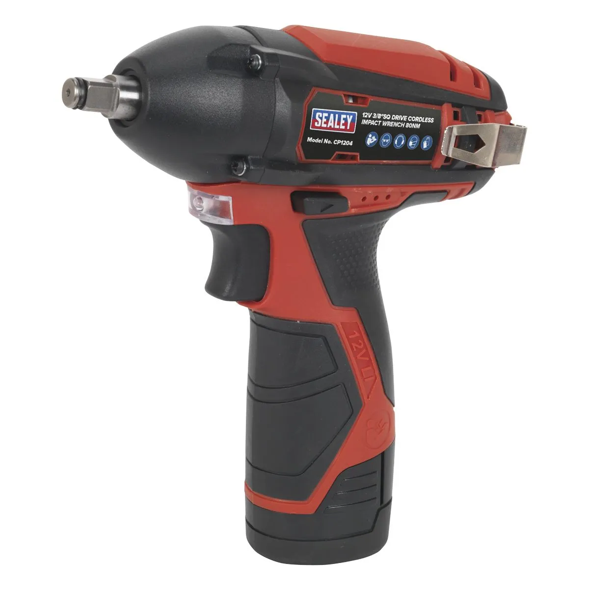 Sealey Impact Wrench Kit 3/8"Sq Drive 12V SV12 Series - 2 Batteries