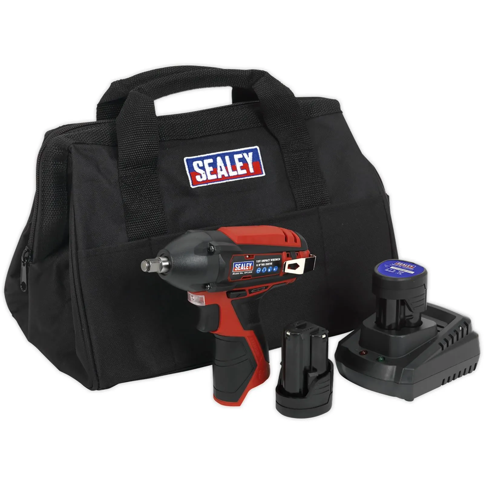 Sealey Impact Wrench Kit 3/8"Sq Drive 12V SV12 Series - 2 Batteries