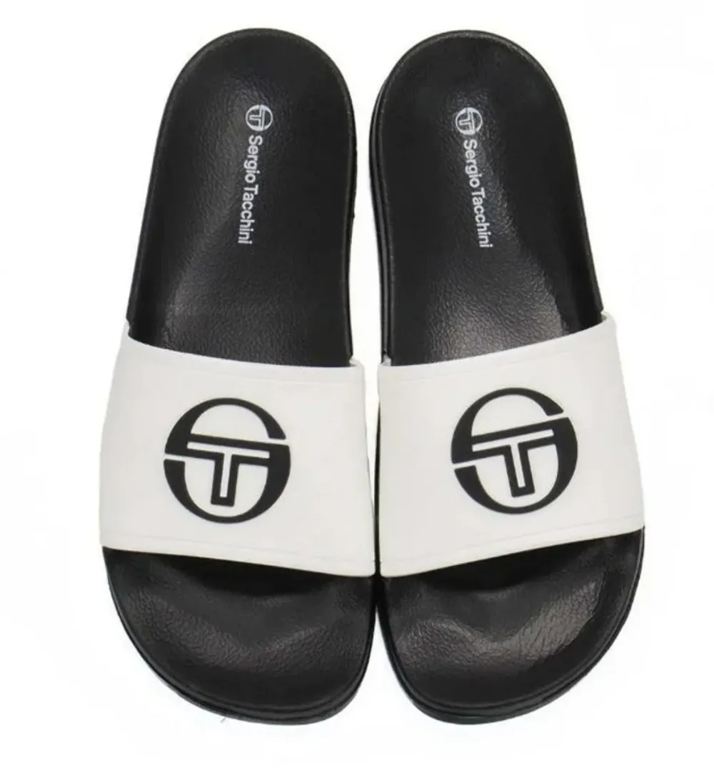 Sergio Tacchini Triods Slide White/Black STM119011-166