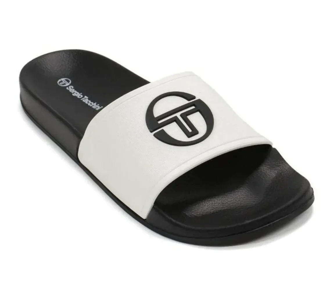 Sergio Tacchini Triods Slide White/Black STM119011-166