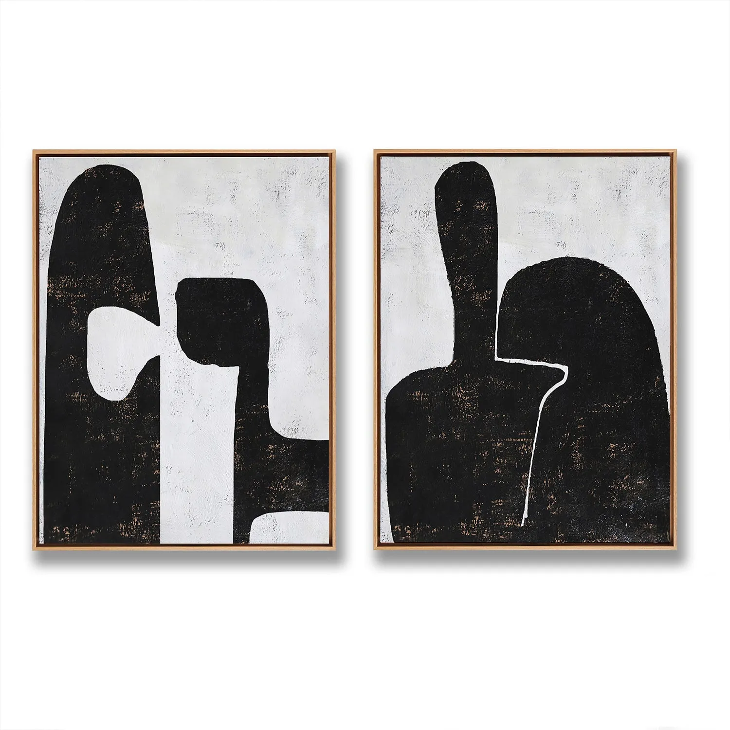 Set of 2 Minimalist Abstract Art P112