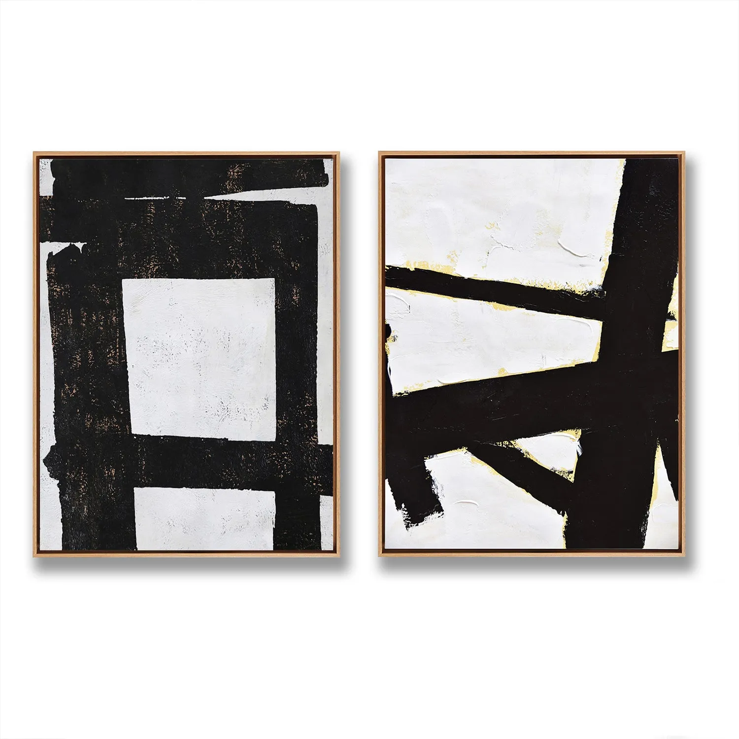 Set of 2 Minimalist Abstract Art P28