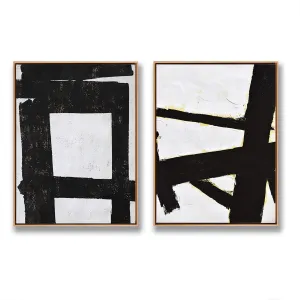 Set of 2 Minimalist Abstract Art P28