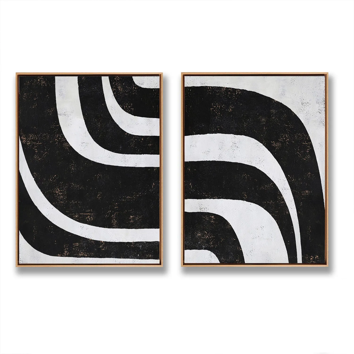 Set of 2 Minimalist Abstract Art P57