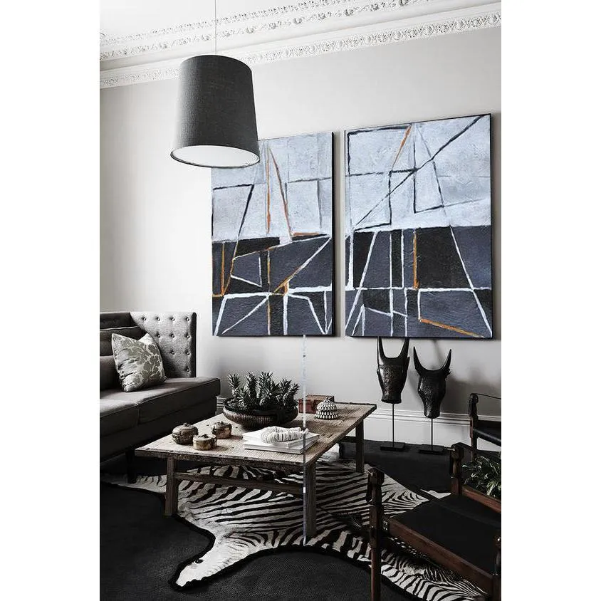 Set of 2 Minimalist Art S129