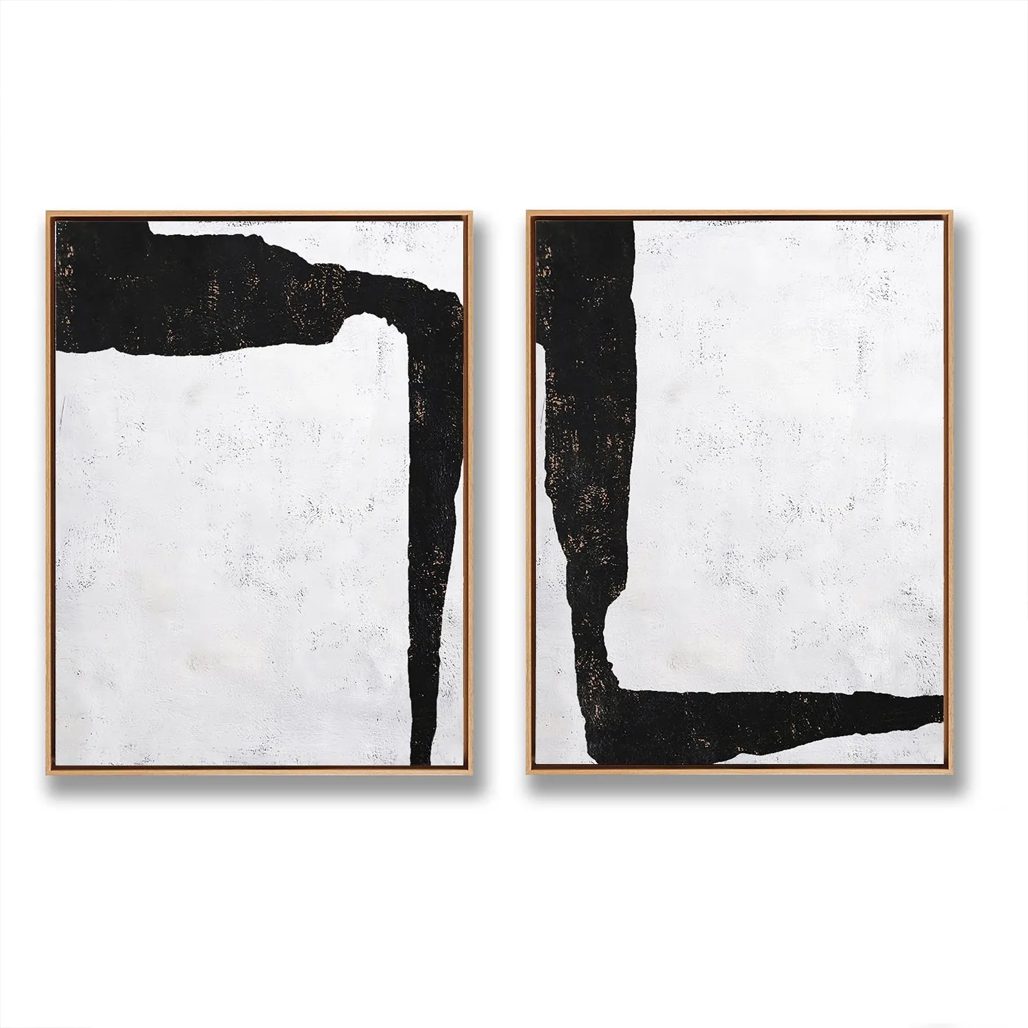 Set of 2 Minimalist Geometric Art P117