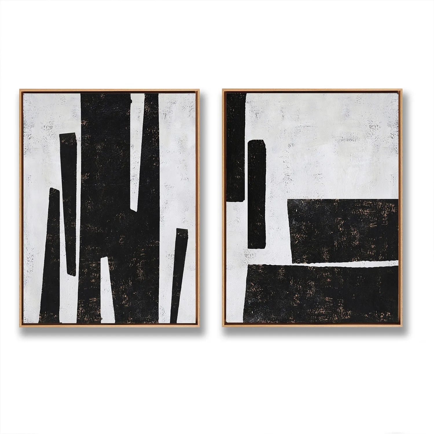 Set of 2 Minimalist Geometric Art P37