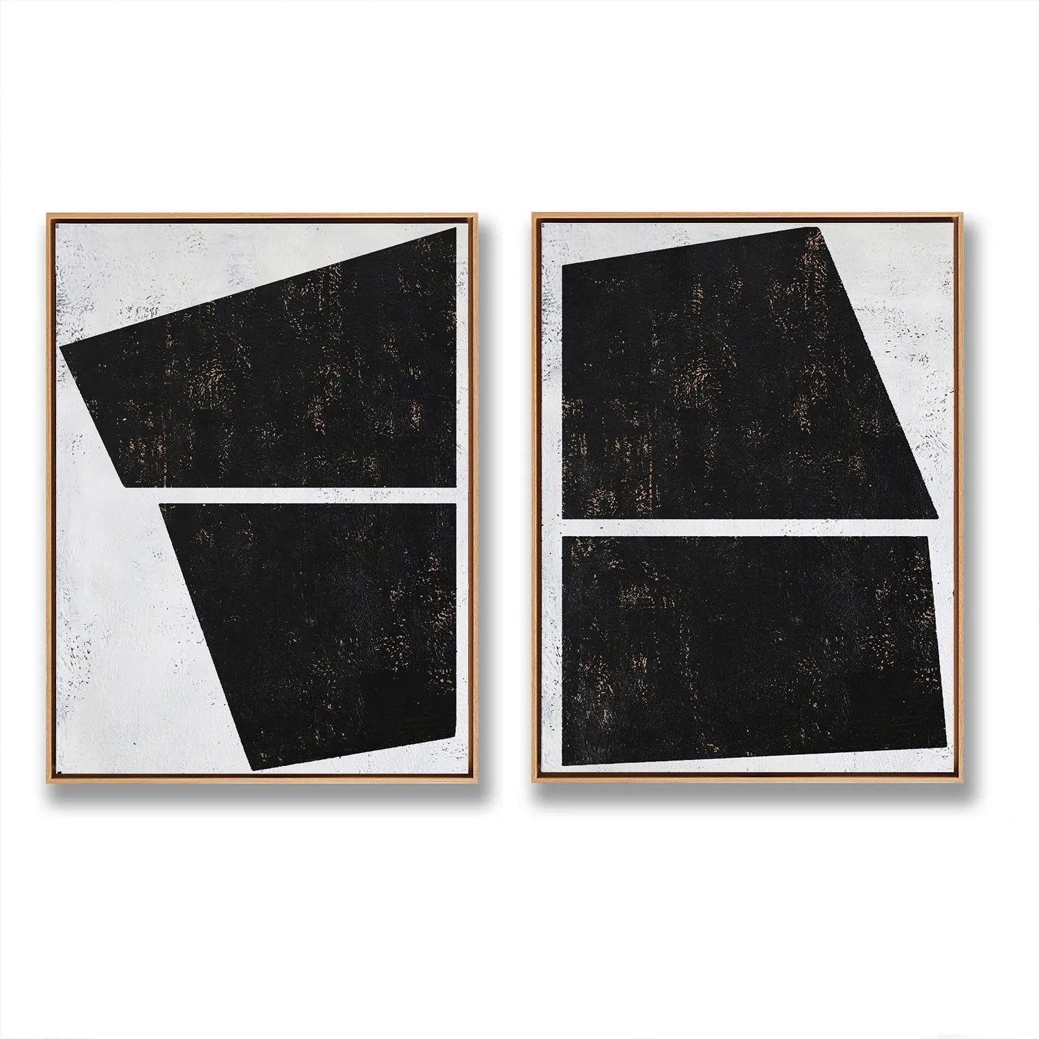 Set of 2 Minimalist Geometric Art P38