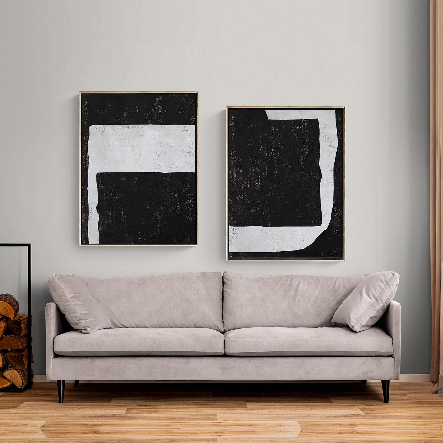 Set of 2 Minimalist Geometric Art P41