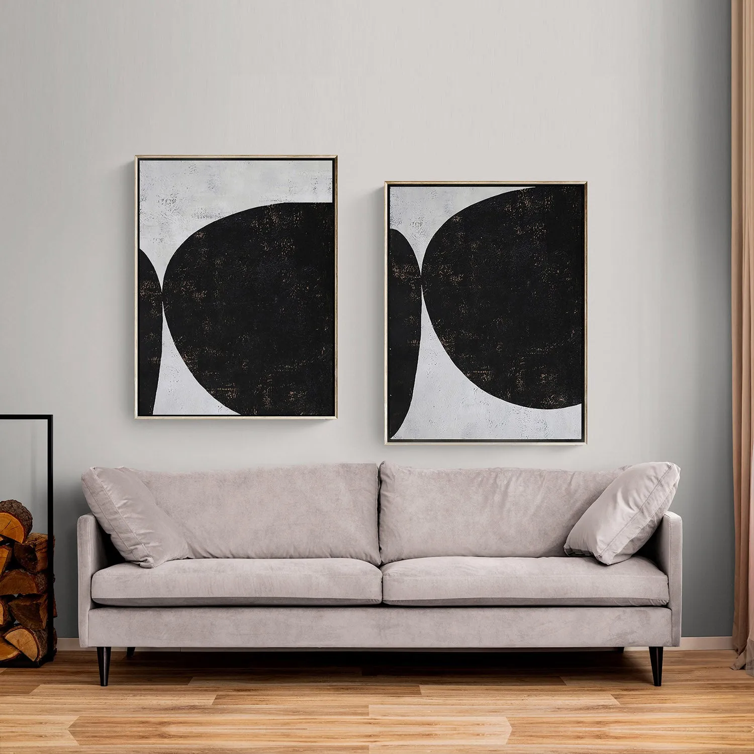 Set of 2 Minimalist Geometric Art P42