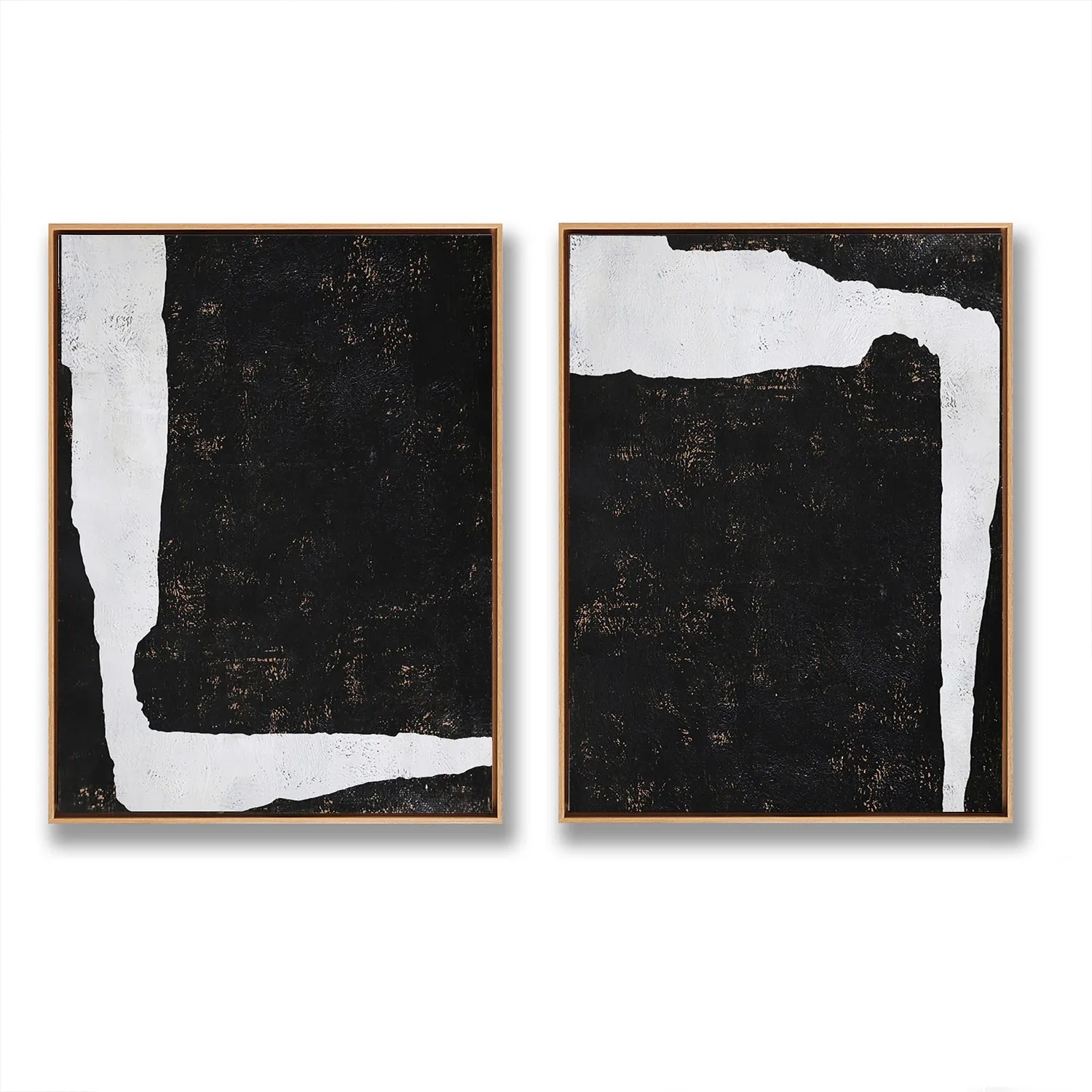 Set of 2 Minimalist Geometric Art P49
