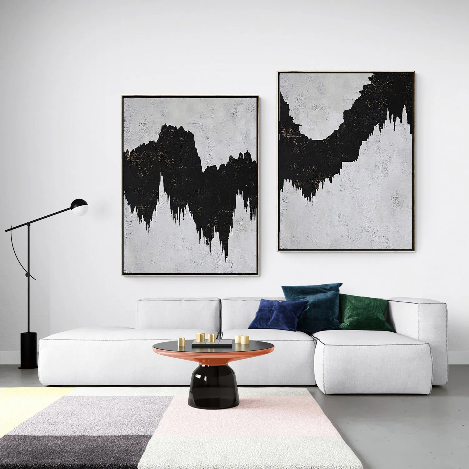 Set of 2 Minimalist Landscape Art P13