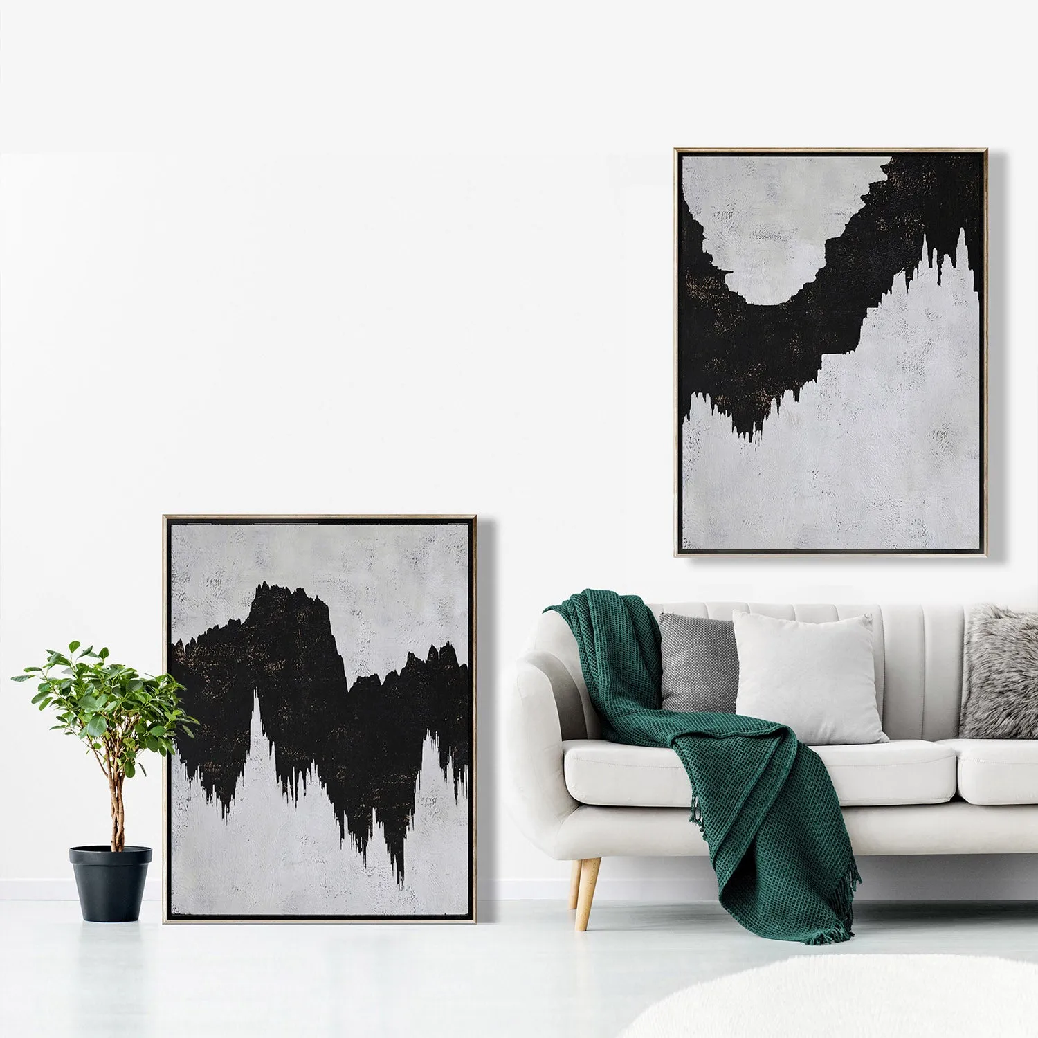Set of 2 Minimalist Landscape Art P13