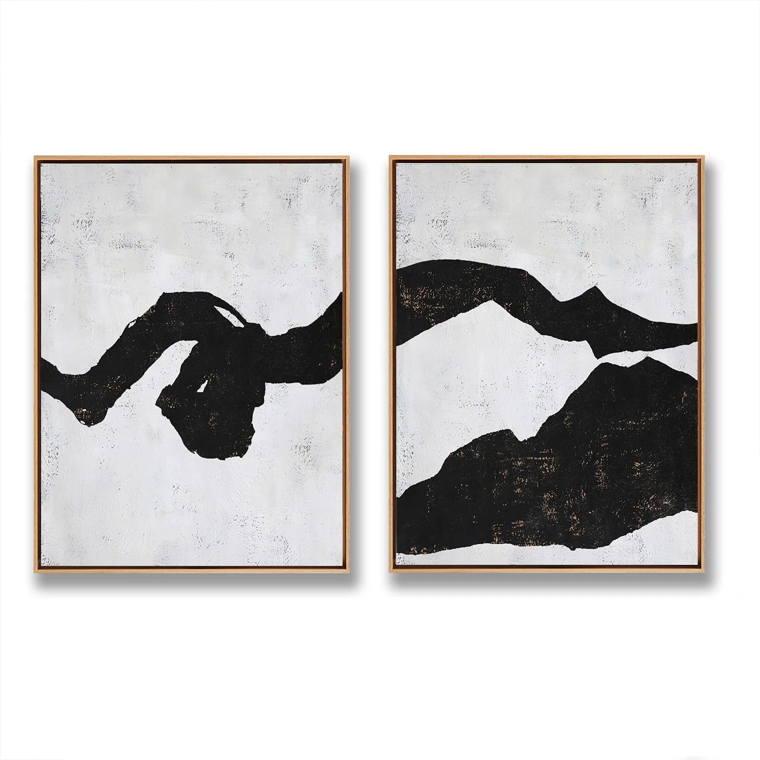 Set of 2 Minimalist Landscape Painting P91