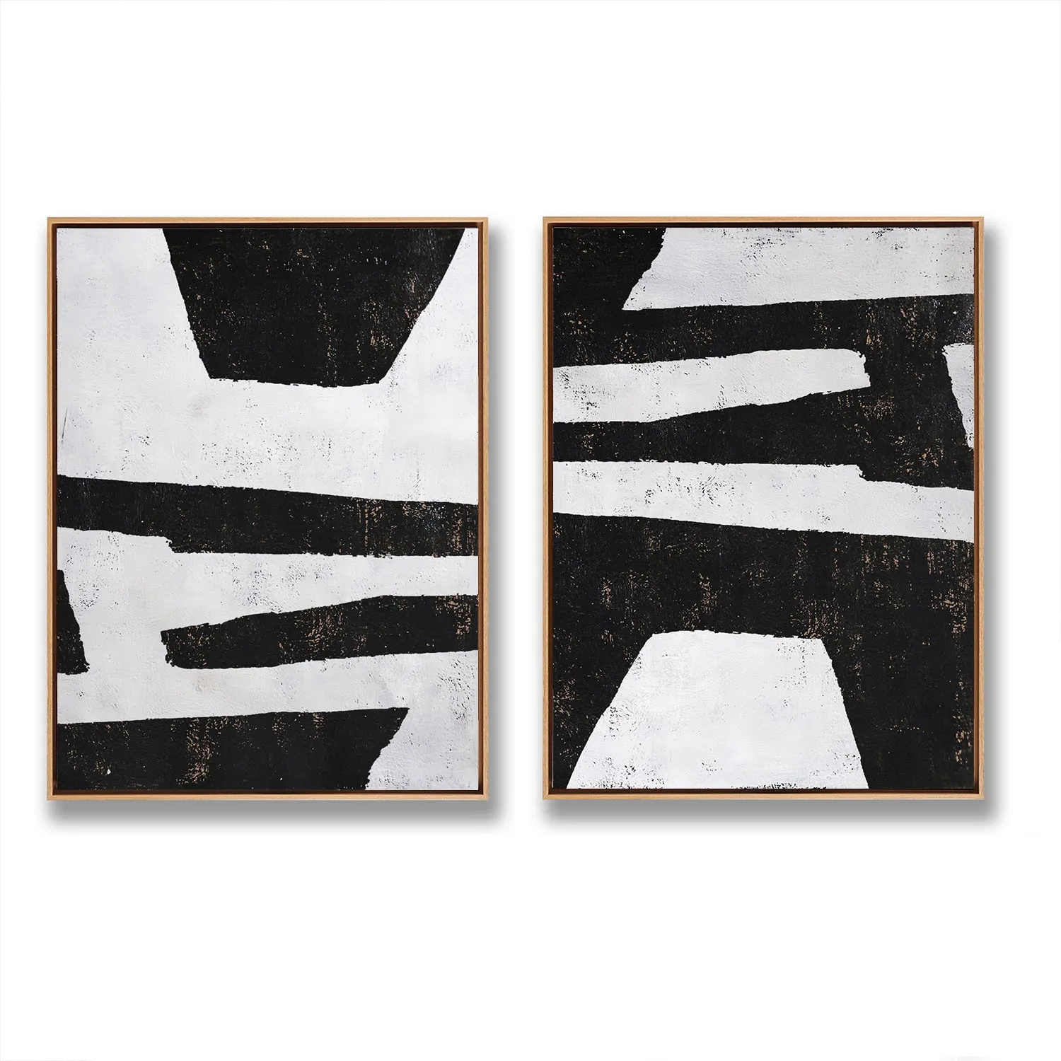 Set of 2 Minimalist Painting P22