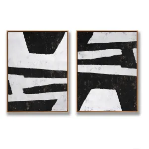 Set of 2 Minimalist Painting P22