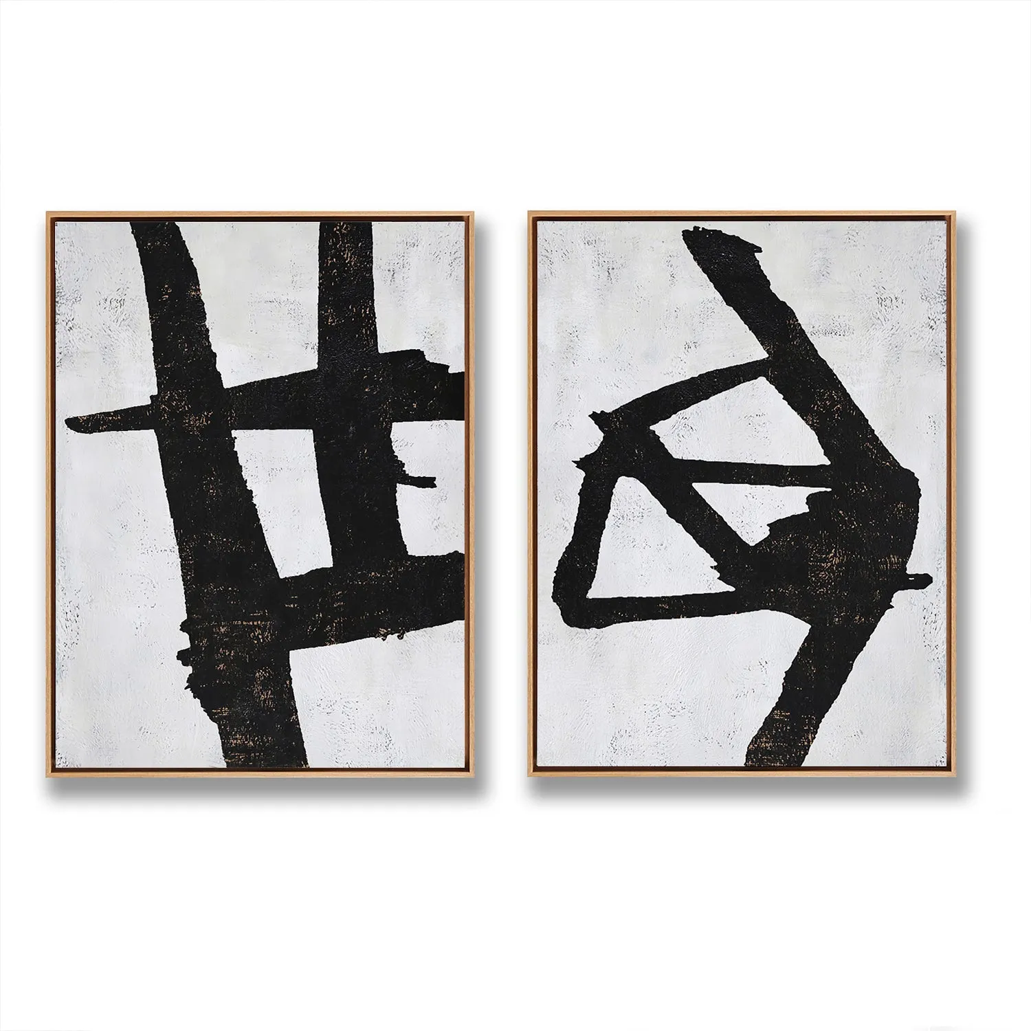 Set of 2 Minimalist Painting P53