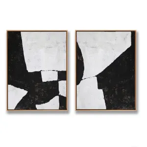Set of 2 Minimalist Painting P54