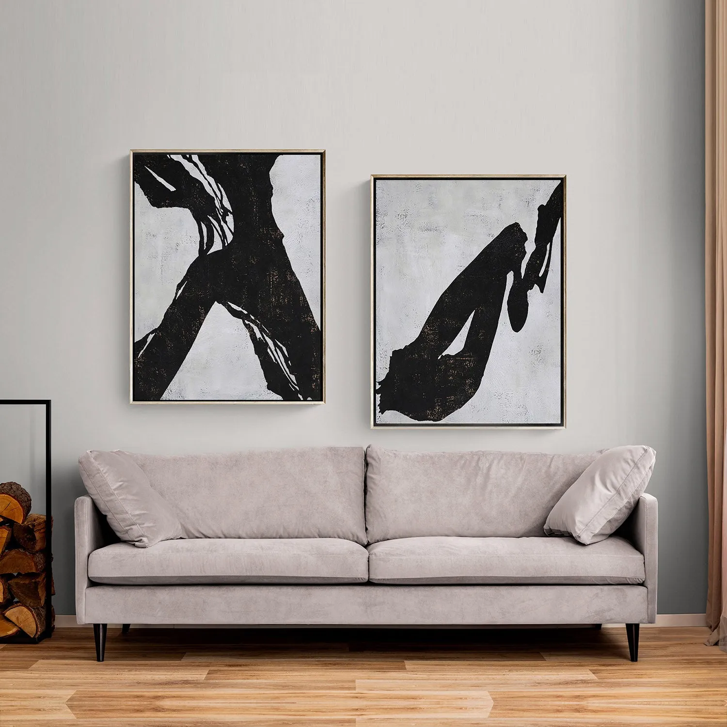 Set of 2 Minimalist Painting P72