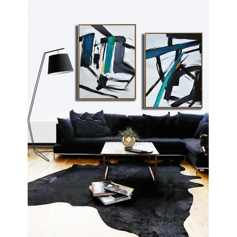 Set of 2 Minimalist Painting S166