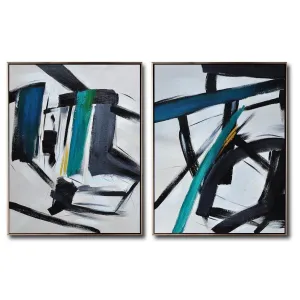 Set of 2 Minimalist Painting S166