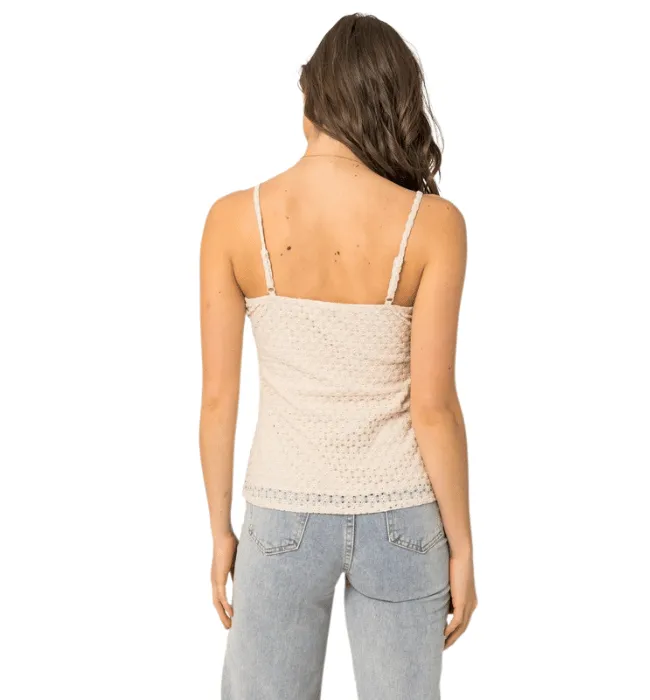 Sheri Cream Eyelet Top