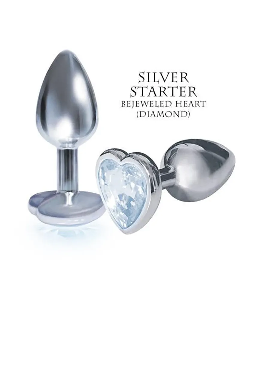 Silver Starter; Diamond Heart Jewel