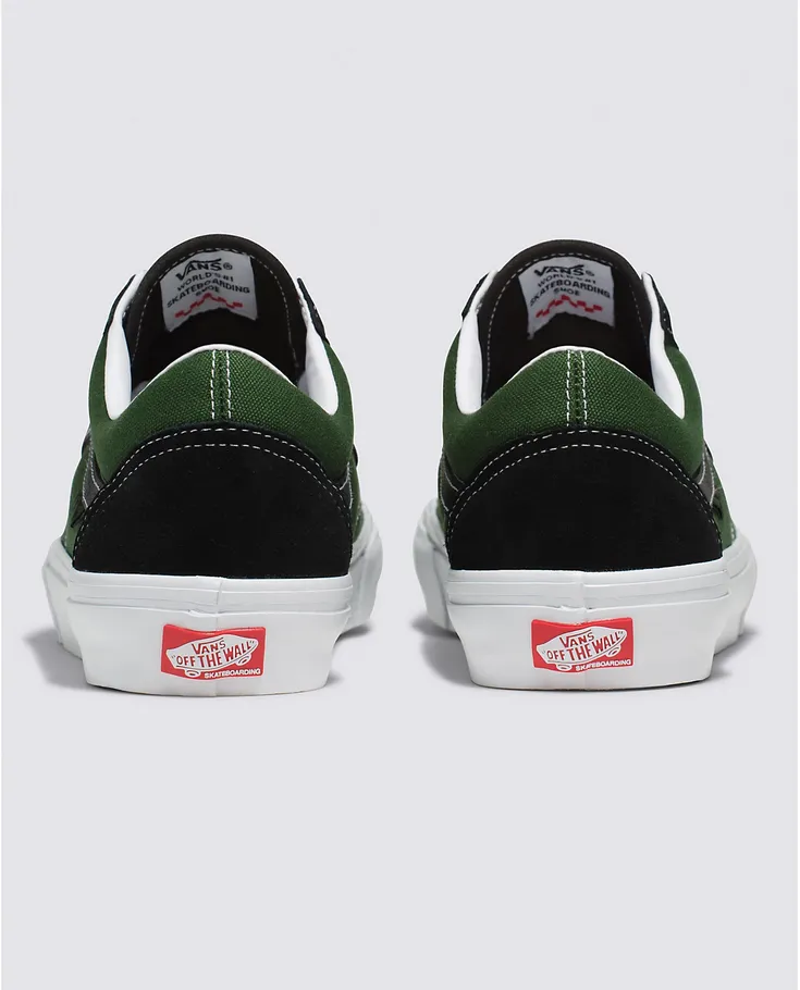 SKATE OLD SKOOL - SAFARI BLACK/GREENERY