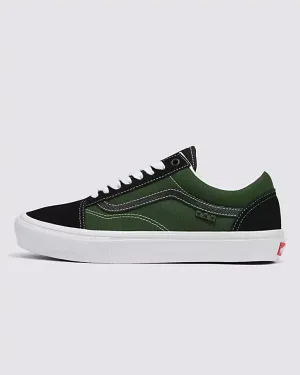 SKATE OLD SKOOL - SAFARI BLACK/GREENERY