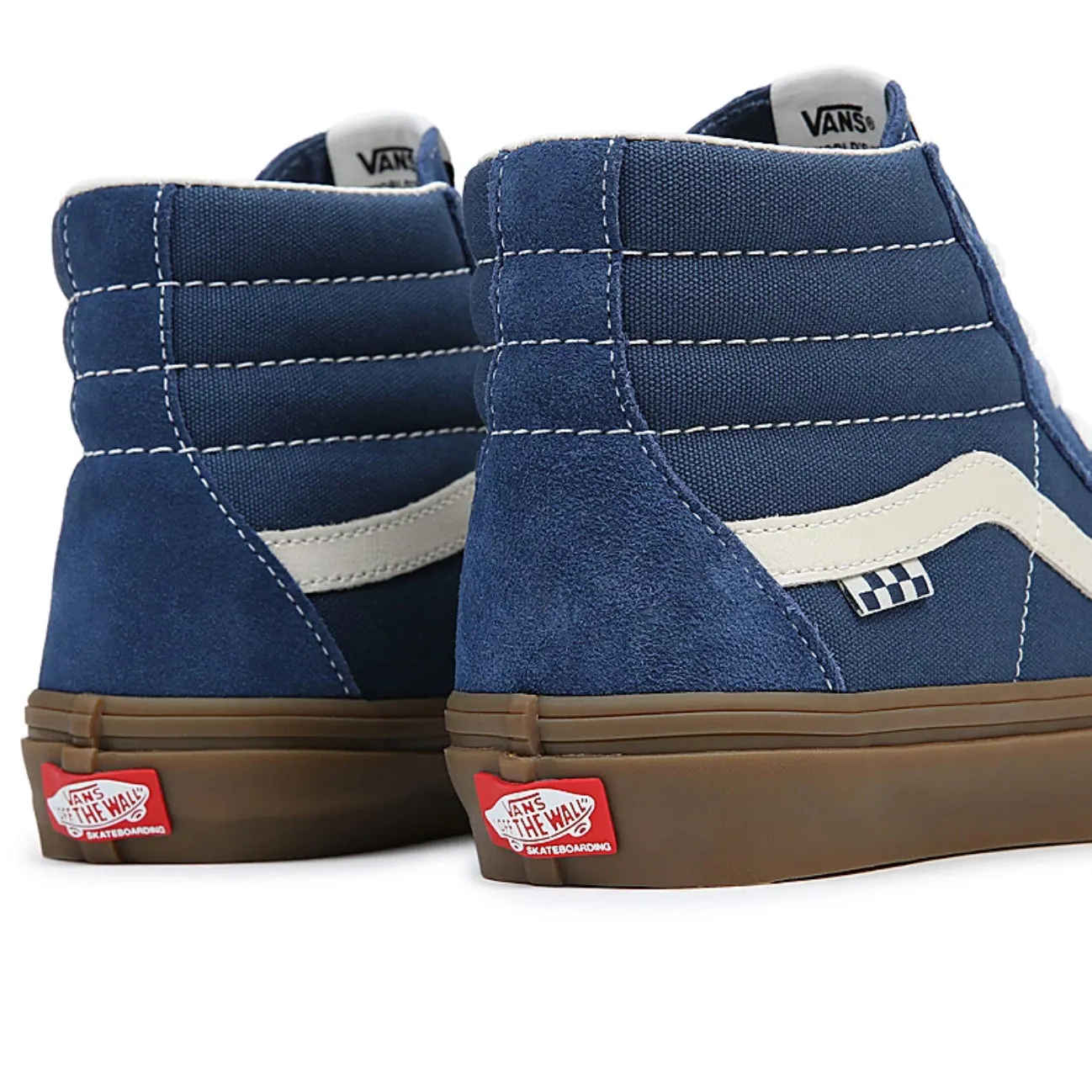 SKATE SK8-HI Shoes Suede Gum Dark Denim