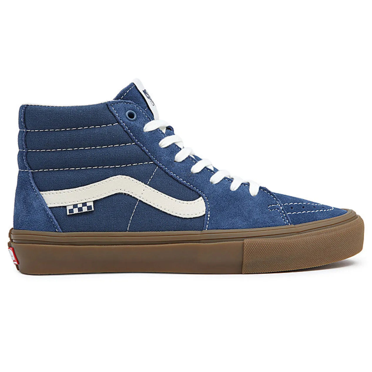 SKATE SK8-HI Shoes Suede Gum Dark Denim