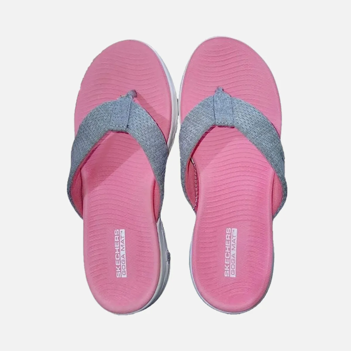 Skechers On-The-Go 600 Preferred Women Slippers -GREY/LIGHT PINK
