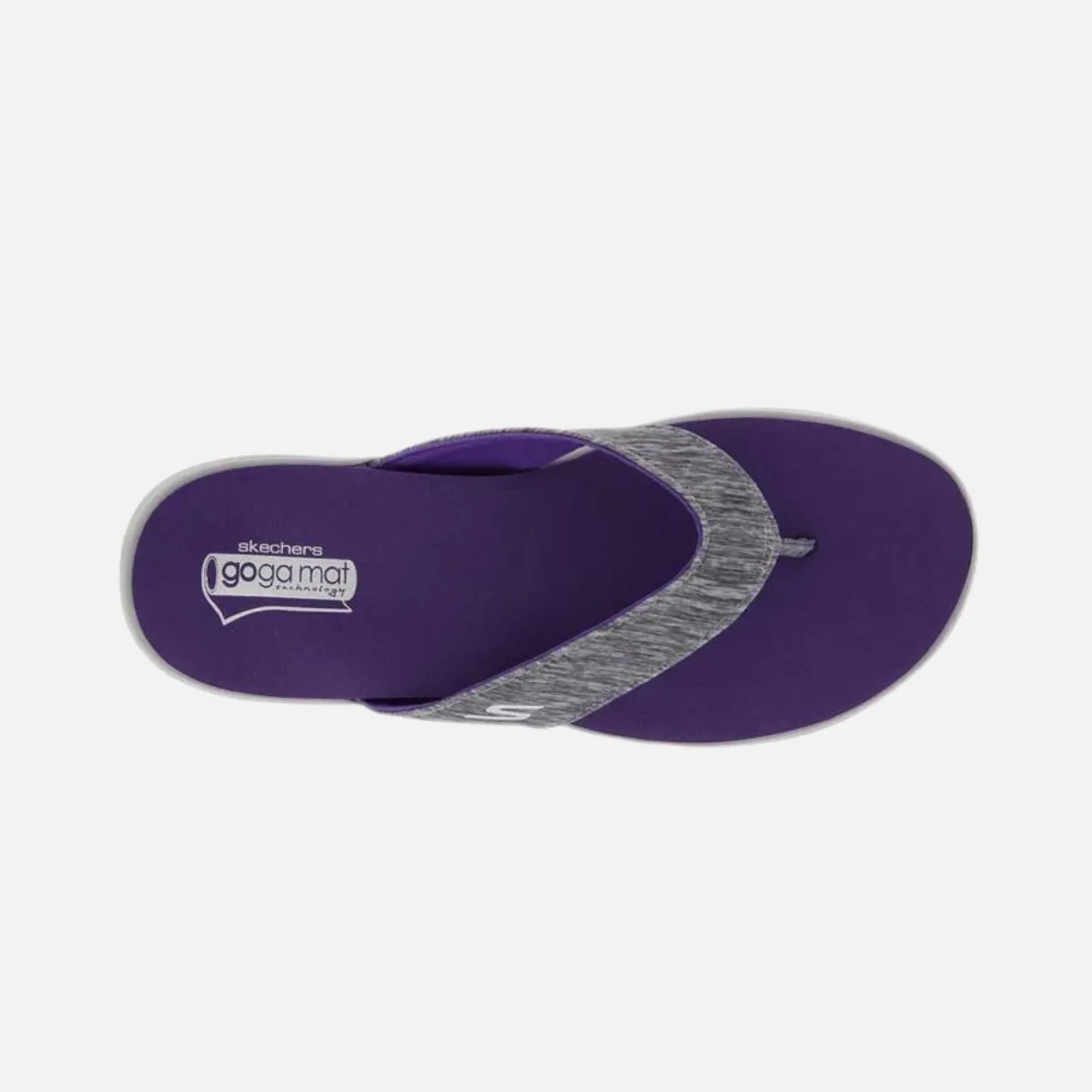 Skechers On The Go Flow Women's Slippers -Grey Purple