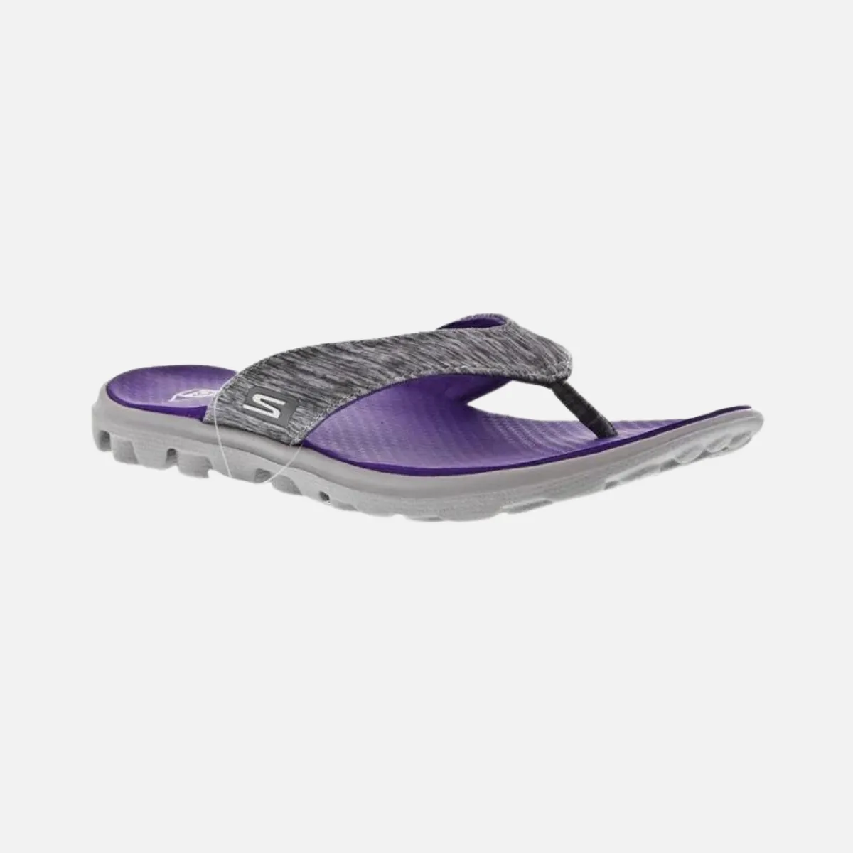 Skechers On The Go Flow Women's Slippers -Grey Purple